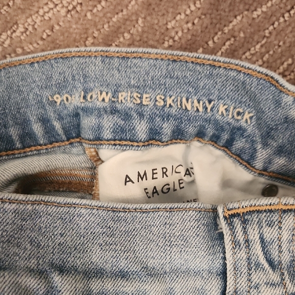 American Eagle Outfitters Light Blue Boot Cut Jeans - Picture 4 of 5